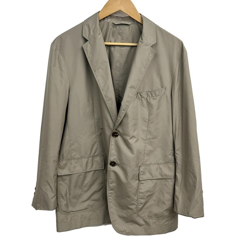 Gucci Jacket 50 M Gray Beige Long Sleeve Spring Autumn Grey-beige
