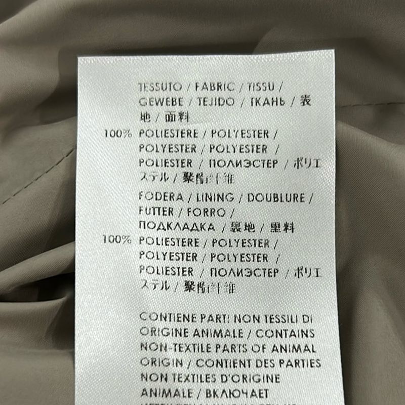 Gucci Jacket 50 M Gray Beige Long Sleeve Spring Autumn Grey-beige