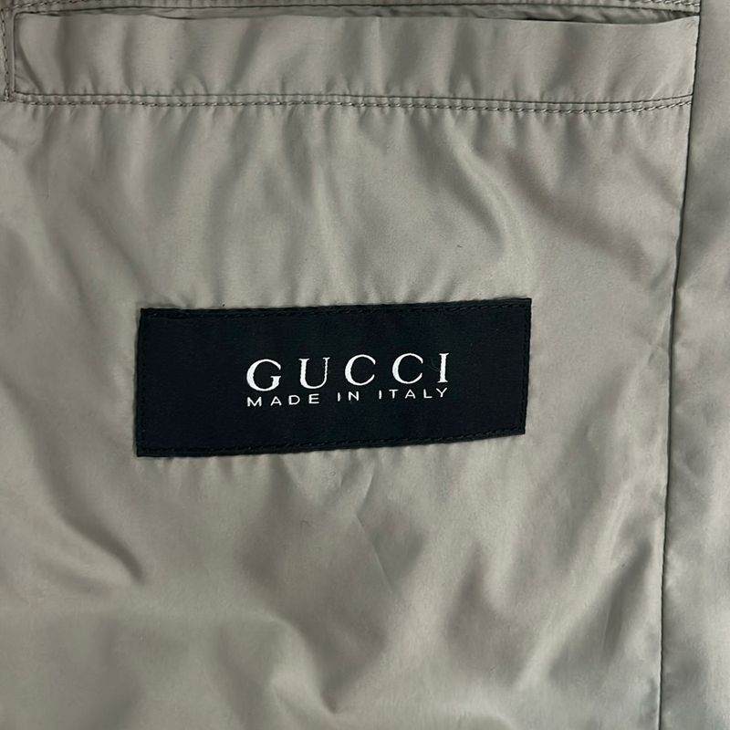 Gucci Jacket 50 M Gray Beige Long Sleeve Spring Autumn Grey-beige