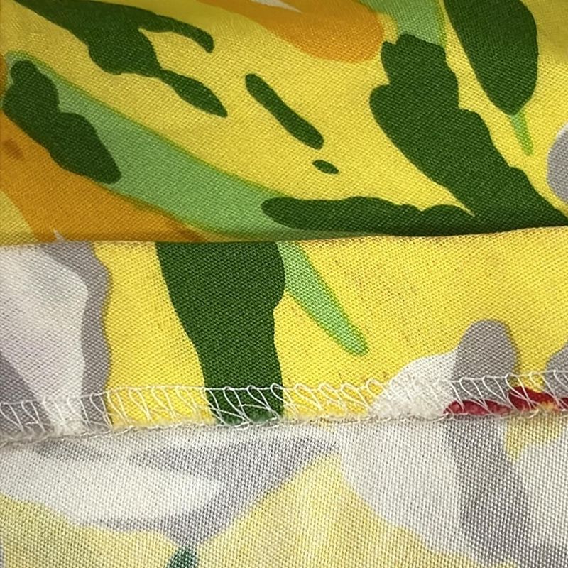 Dior Long Skirt S Light Yellow Orange Multi