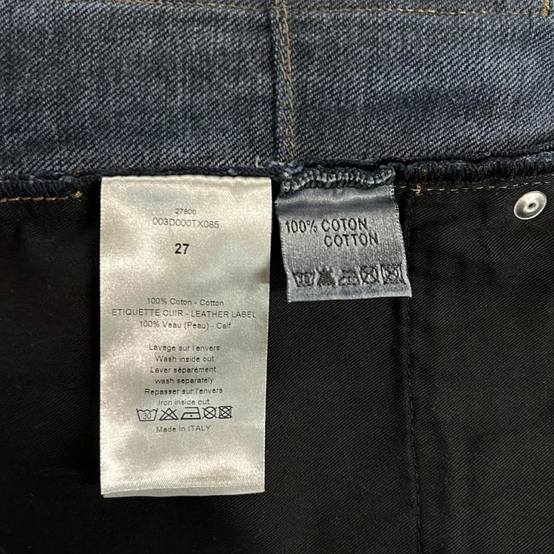 Dior Homme Jeans 27 Navy Full Length