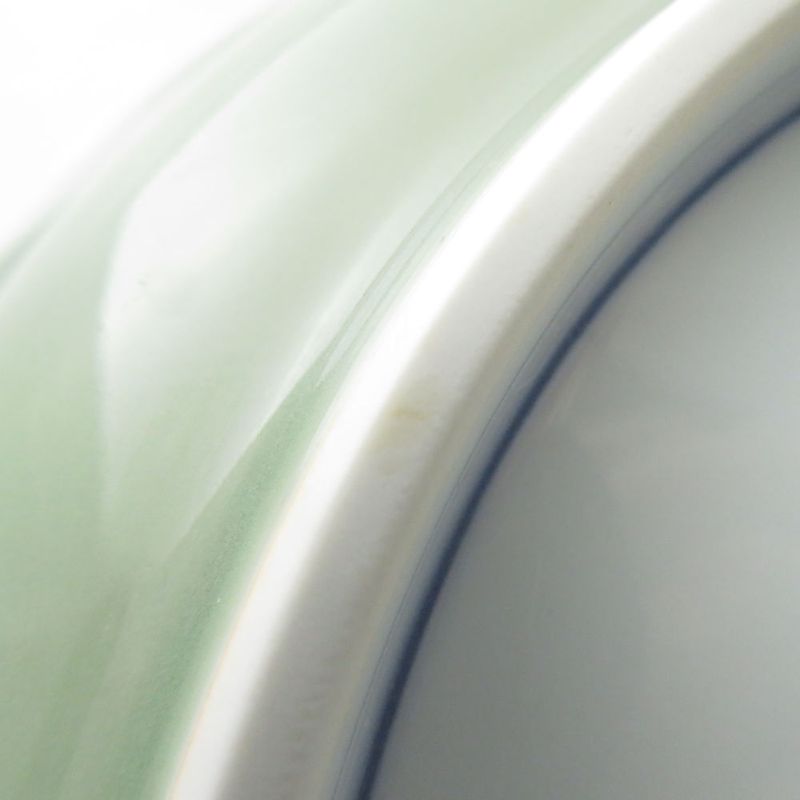 Tiffany & Co Gen'emon Kiln Celadon Wood Leaves Collaboration Medium Plate 2