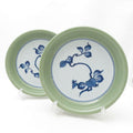 Tiffany & Co Gen'emon Kiln Celadon Wood Leaves Collaboration Medium Plate 2