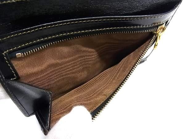 Fendi Wallet Zucca 079 Brown Canvas Leather Trifold