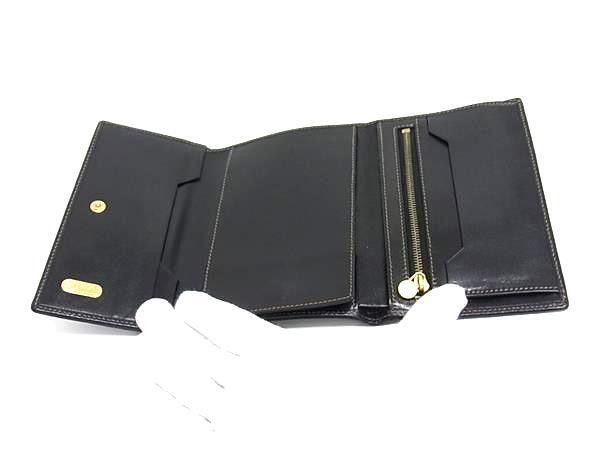 Fendi Wallet Zucca 079 Brown Canvas Leather Trifold
