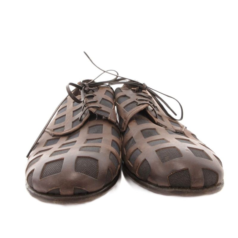 Dolce & Gabbana Andolce&gabbana Lace Up Net Leather Bicolor 5.5