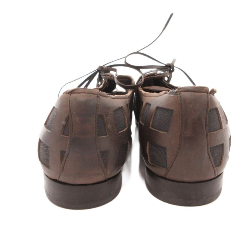 Dolce & Gabbana Andolce&gabbana Lace Up Net Leather Bicolor 5.5