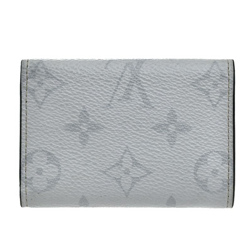 Louis Vuitton Discovery Compact Wallet Taigarama White Leather