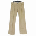 Dolce & Gabbana D&G Distressed Corduroy Pants 48 Beige