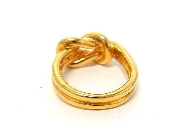 Hermes Scarf Ring Attachment Gold Metal