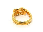 Hermes Scarf Ring Attachment Gold Metal