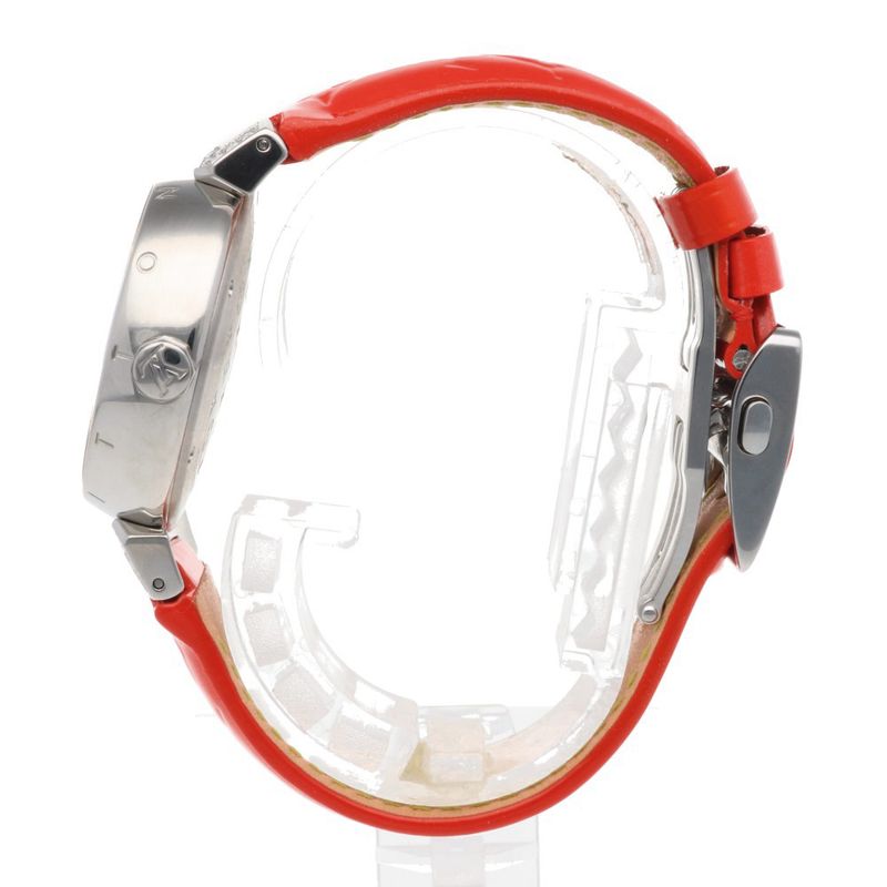 Louis Vuitton Tambour Heart Love Watch Stainless Steel Quartz 1 Silver Red White