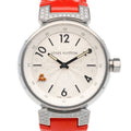 Louis Vuitton Tambour Heart Love Watch Stainless Steel Quartz 1 Silver Red White
