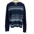 Balenciaga BB Long Sleeve Sweater 3 Navy Blue Gray