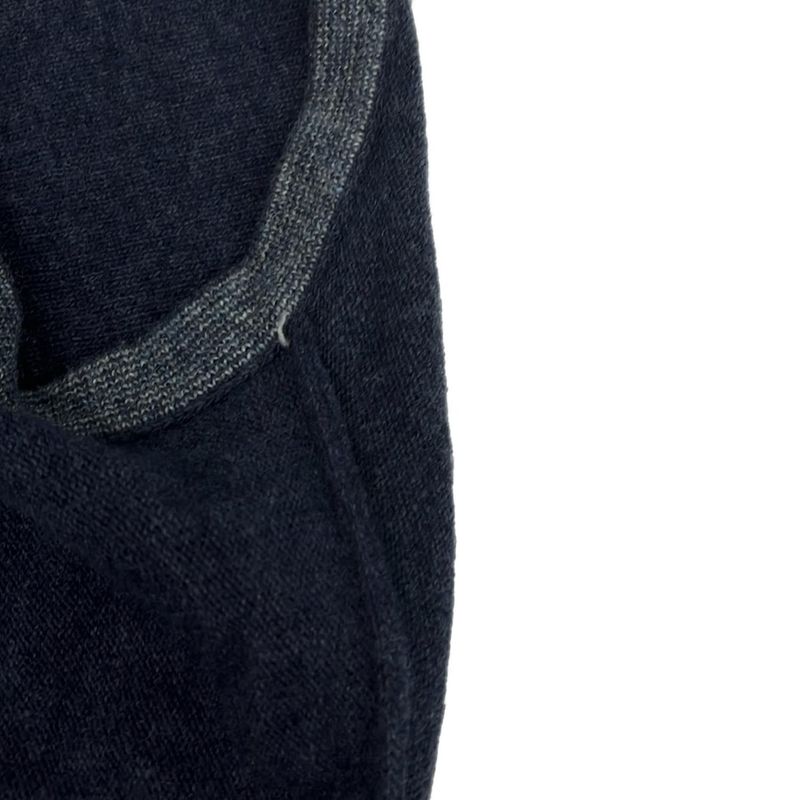 Balenciaga BB Long Sleeve Sweater 3 Navy Blue Gray
