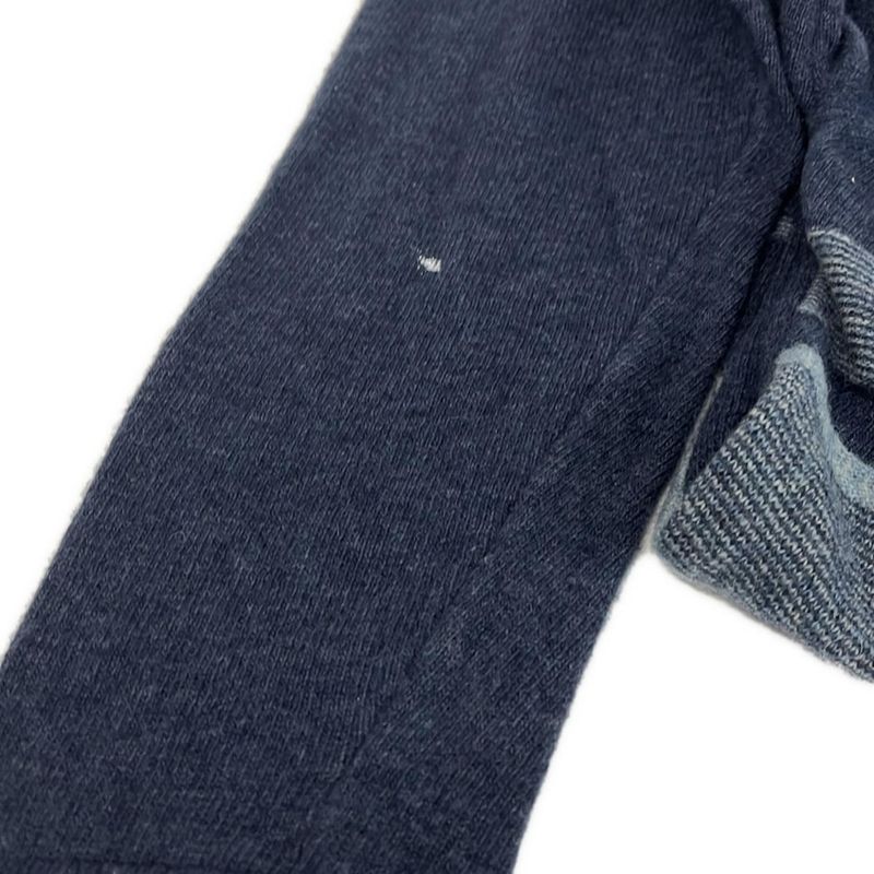 Balenciaga BB Long Sleeve Sweater 3 Navy Blue Gray