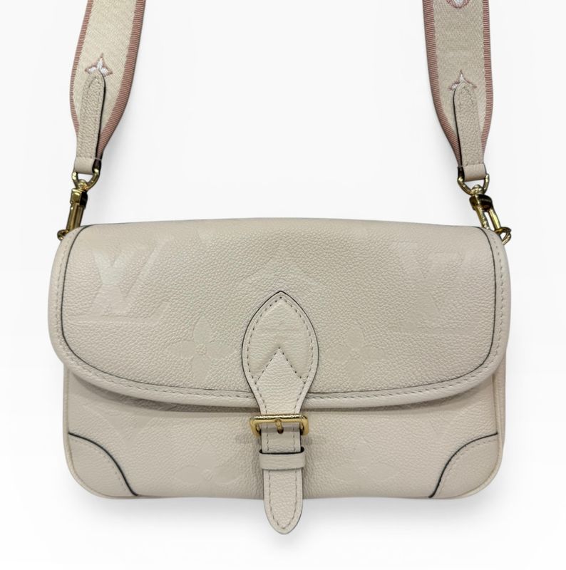 Louis Vuitton Diane Cles Monogram Empreinte Leather Shoulder Bag Cles Mu