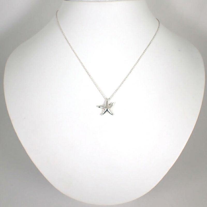 Tiffany & Co 925 Star Fish Pendant Necklace