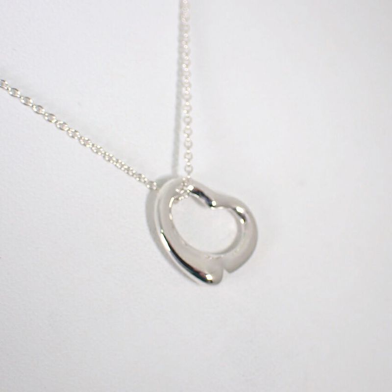Tiffany & Co 925 Open Pendant Necklace