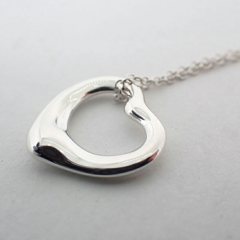 Tiffany & Co 925 Open Pendant Necklace