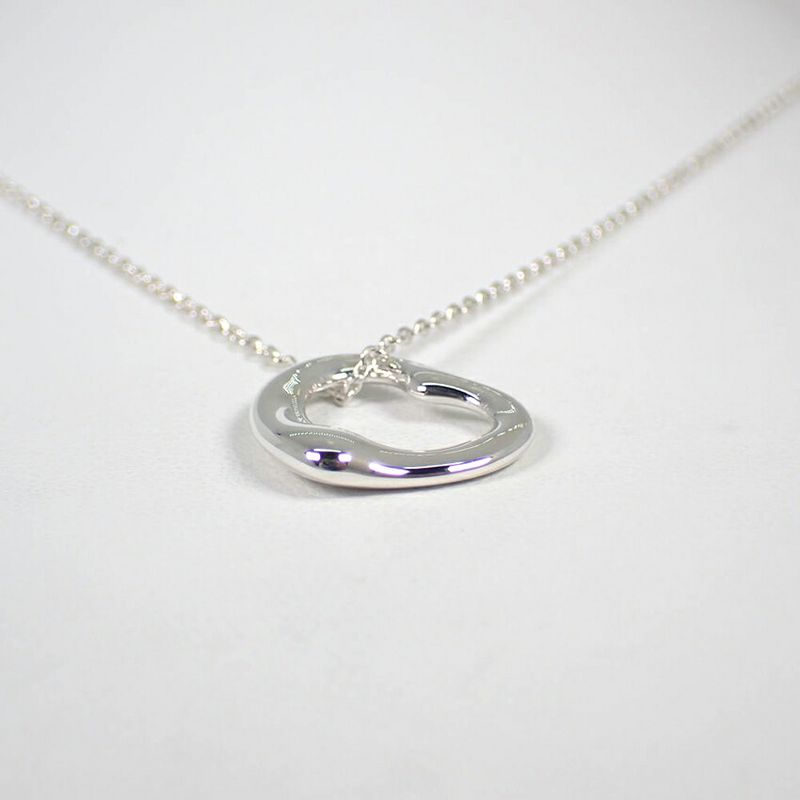 Tiffany & Co 925 Open Pendant Necklace