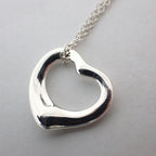 Tiffany & Co 925 Open Pendant Necklace