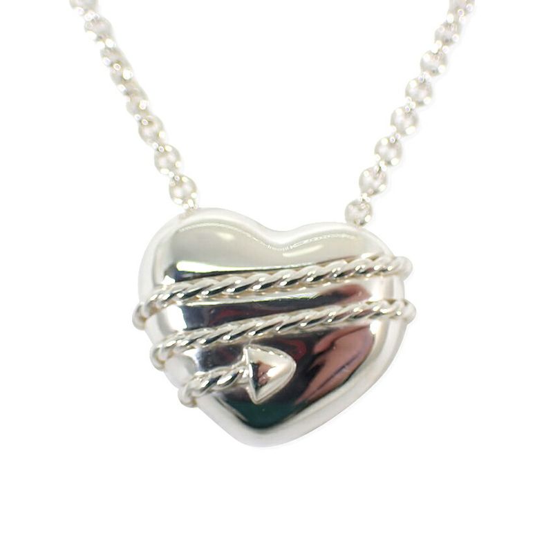 Tiffany & Co 925 Heart Arrow Pendant Necklace