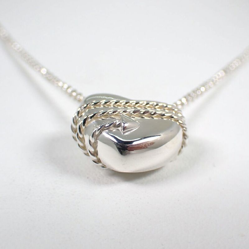 Tiffany & Co 925 Heart Arrow Pendant Necklace