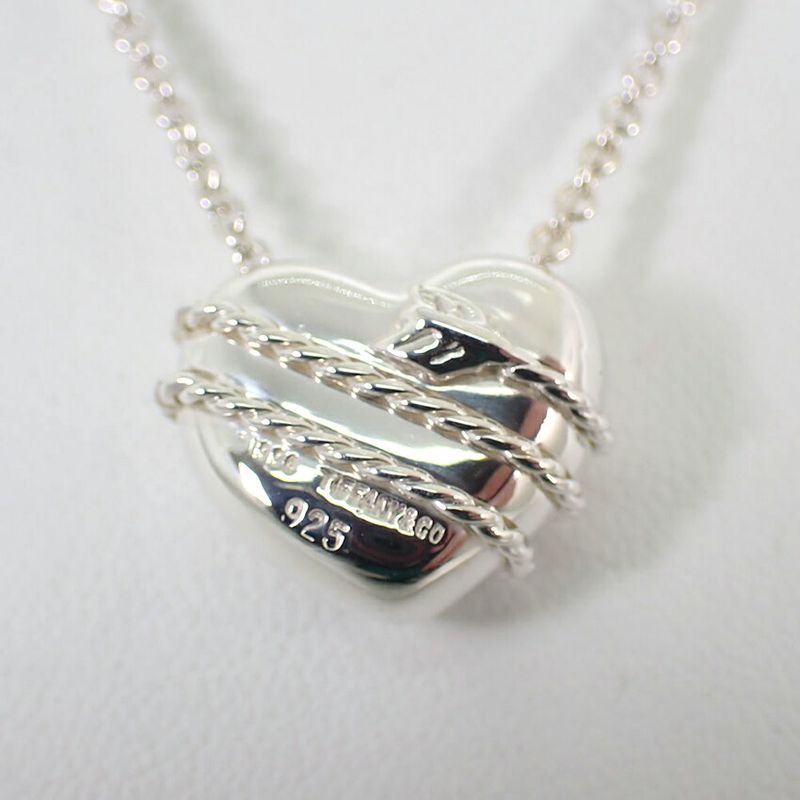 Tiffany & Co 925 Heart Arrow Pendant Necklace