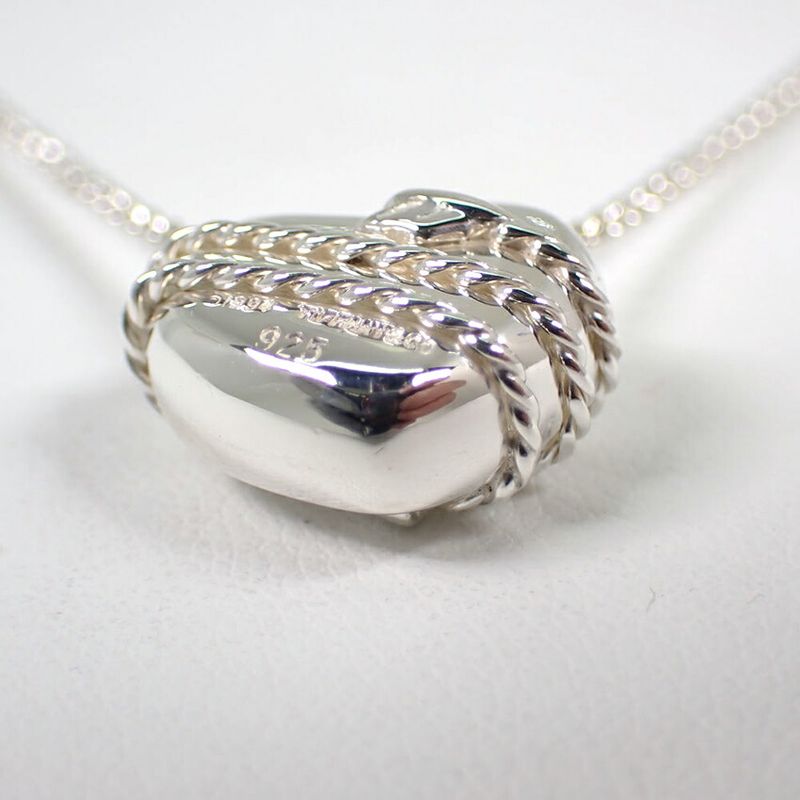 Tiffany & Co 925 Heart Arrow Pendant Necklace