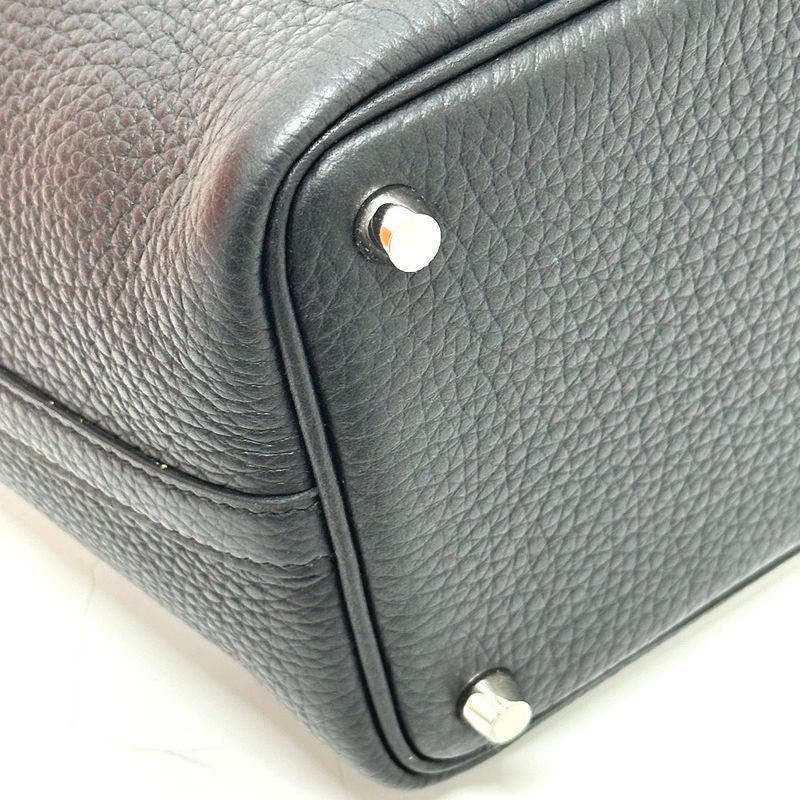 Hermes Handbag Picotin Lock PM Taurillon Clemence Black
