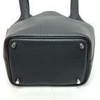 Hermes Handbag Picotin Lock PM Taurillon Clemence Black