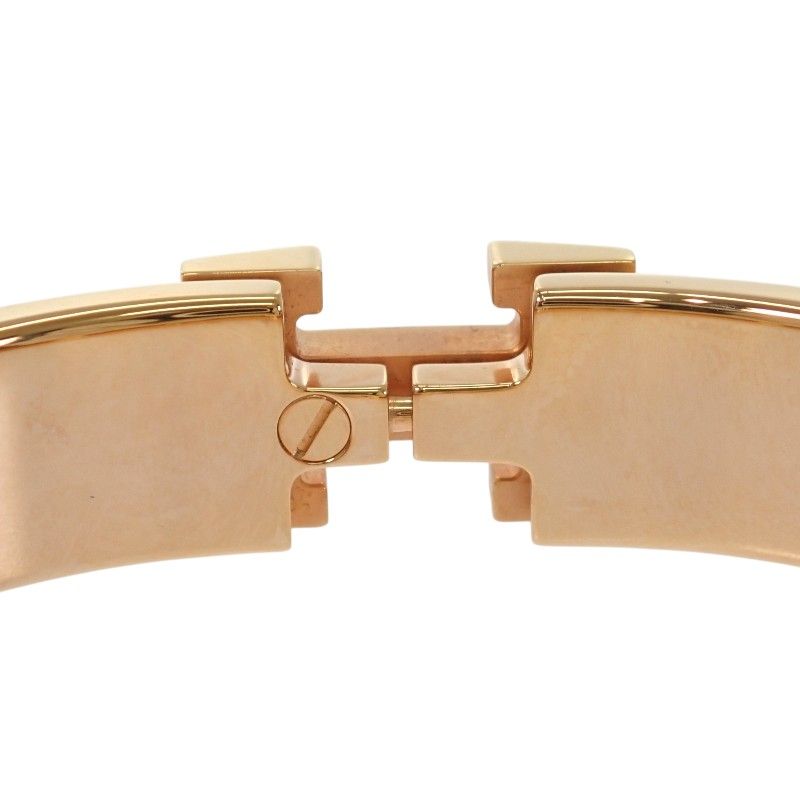 Hermes Enamel Bracelet Click White Gold