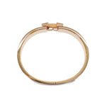 Hermes Enamel Bracelet Click White Gold