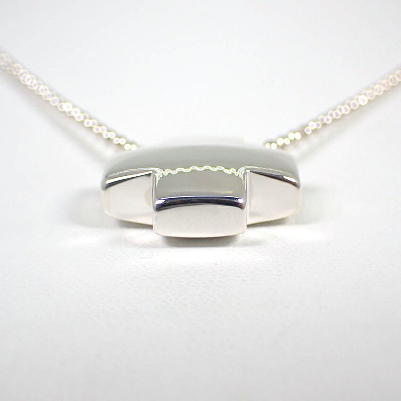 Tiffany & Co 925 Roman Cross Pendant Necklace