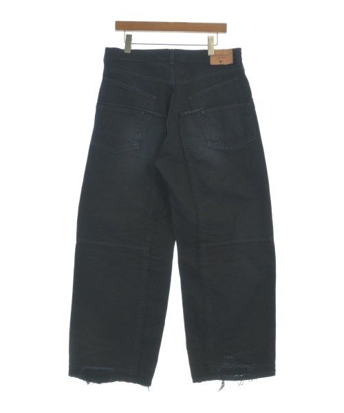 Balenciaga Denim Pants Double Knee Cotton Indigo