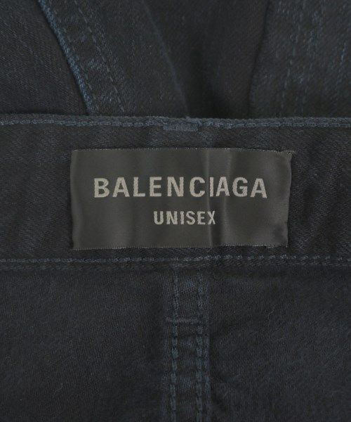 Balenciaga Denim Pants Double Knee Cotton Indigo