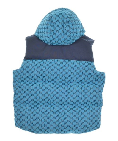 Gucci Down Jacket Vest Blue Navy