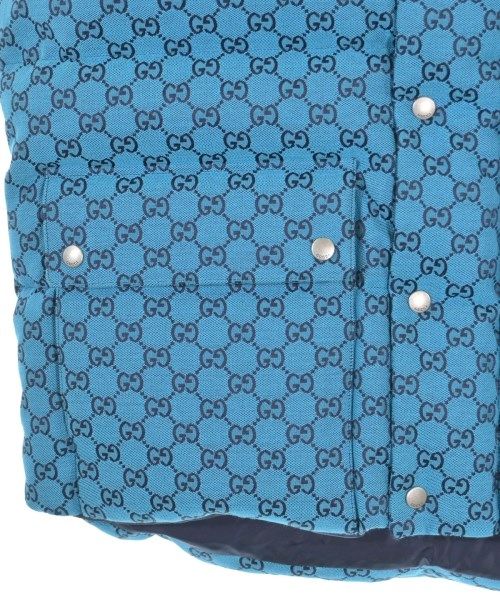 Gucci Down Jacket Vest Blue Navy