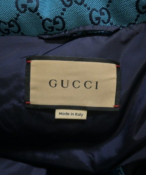 Gucci Down Jacket Vest Blue Navy