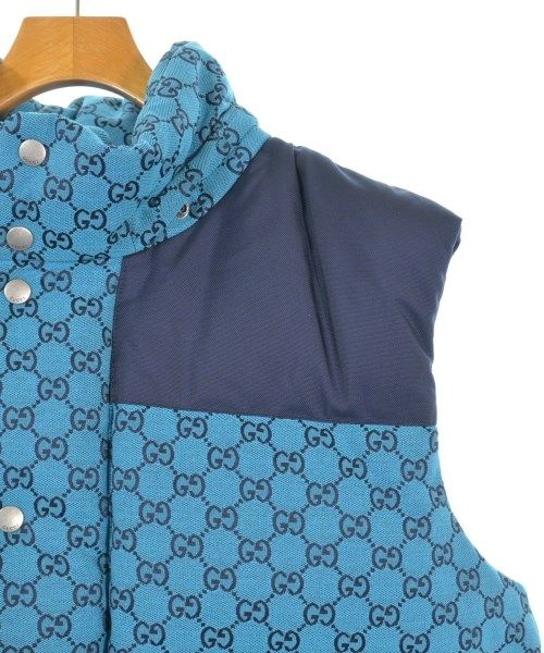 Gucci Down Jacket Vest Blue Navy