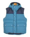 Gucci Down Jacket Vest Blue Navy