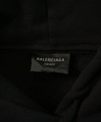 Balenciaga Hoodie Cotton Black
