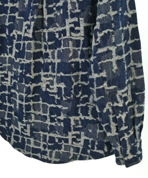 Fendi Casual Shirt Cotton Denim Indigo