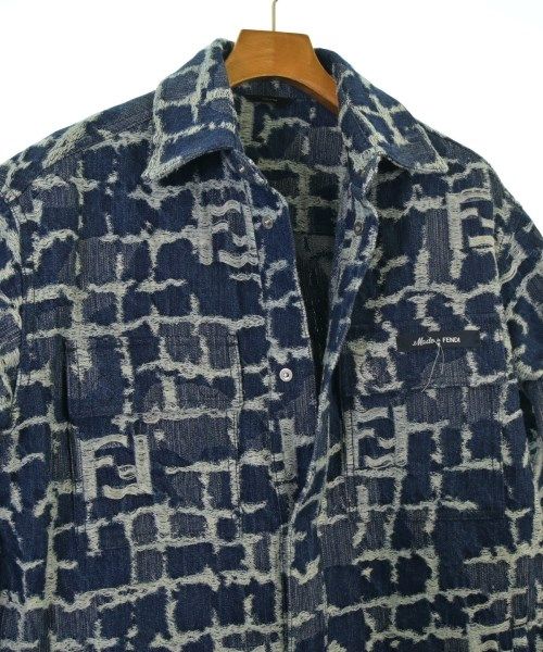 Fendi Casual Shirt Cotton Denim Indigo