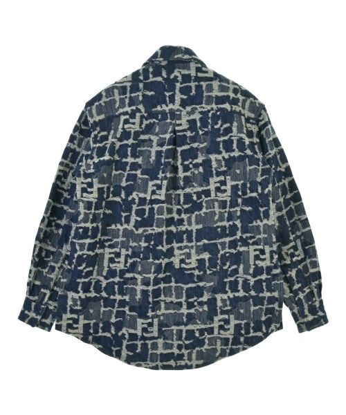 Fendi Casual Shirt Cotton Denim Indigo