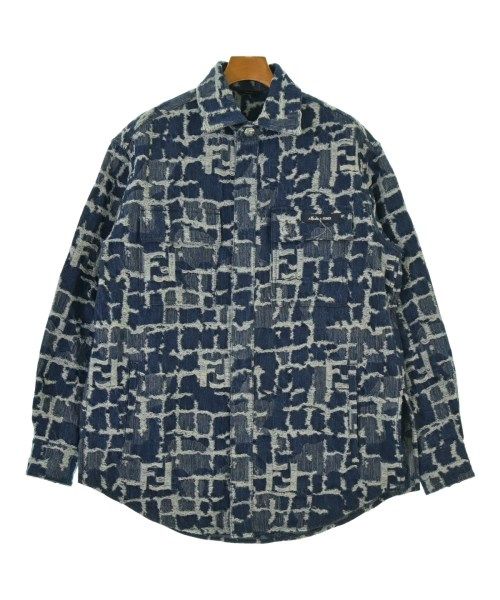 Fendi Casual Shirt Cotton Denim Indigo