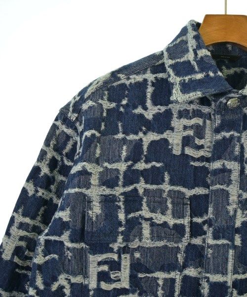 Fendi Casual Shirt Cotton Denim Indigo