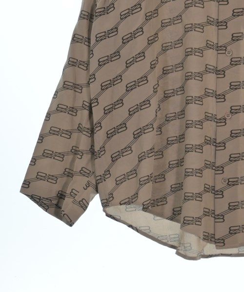 Balenciaga Casual Shirt Silk Brown