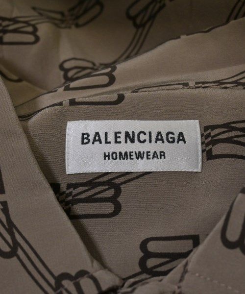 Balenciaga Casual Shirt Silk Brown